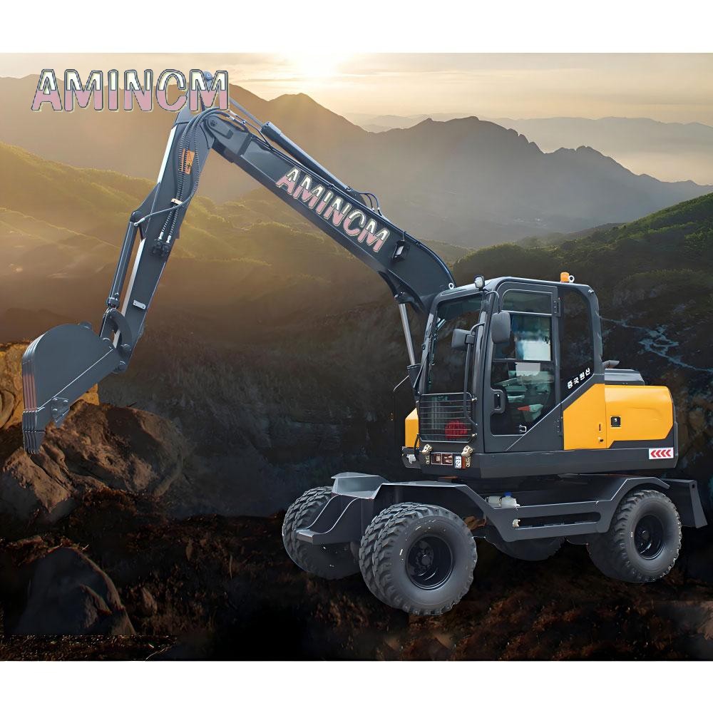 AMINCM 85W Wheel Excavator: 7-Ton Tier 4 Powerhouse